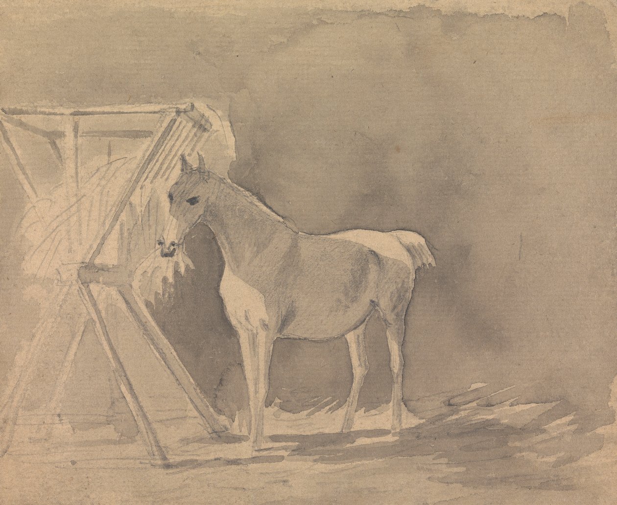 A Horse Grazing by Sawrey Gilpin