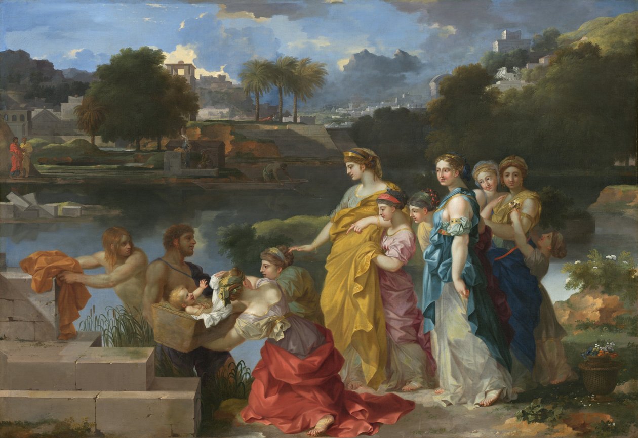 The Finding of Moses by Sébastien Bourdon