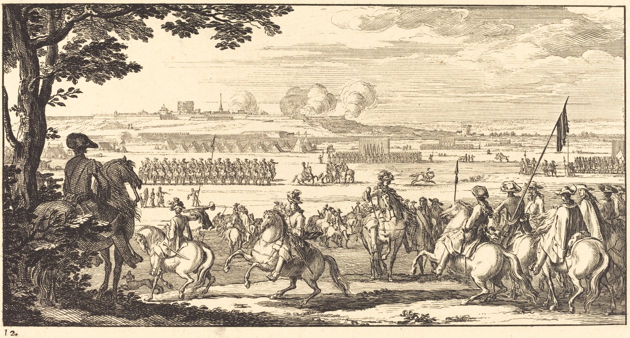 Landscape with an Army by Sébastien  Le Clerc I