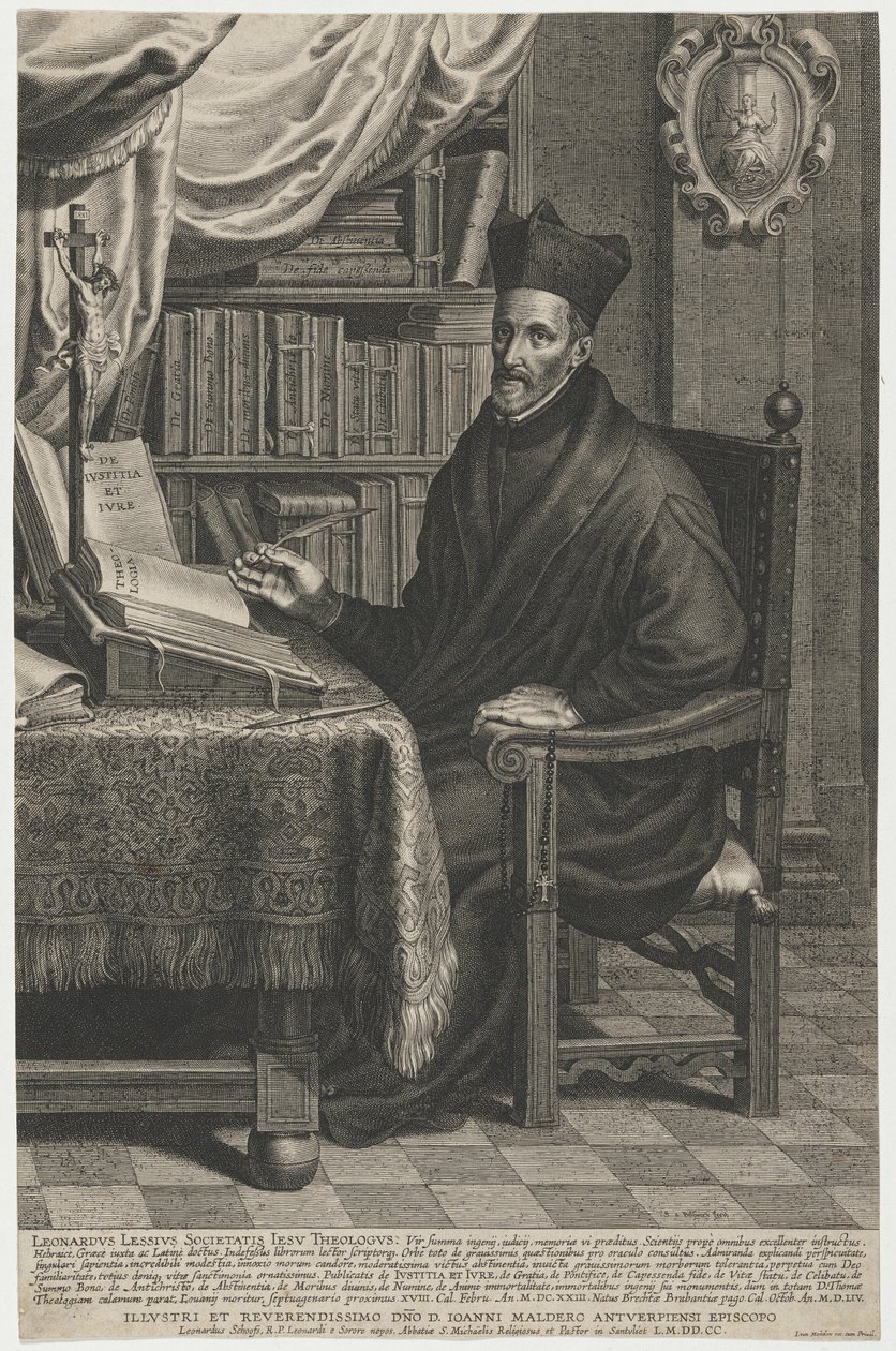 Leonard Lessius, Jesuit by Schelte Adams Bolswert