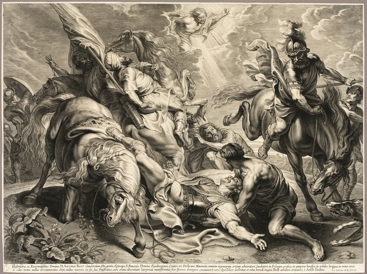 The Conversion of Saint Paul by Schelte Adamsz. Bolswert