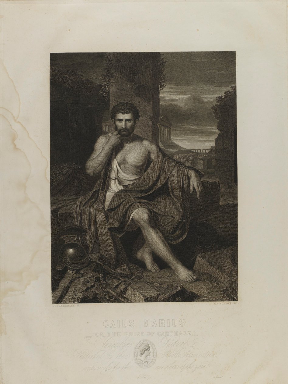 Caius Marius on the Ruins of Carthage by Schoff, Stephen Alonzo