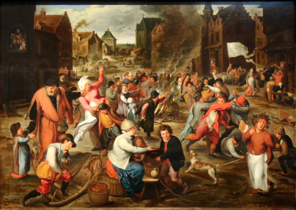 The Feast of Saint Martin by School of Marten van Cleve