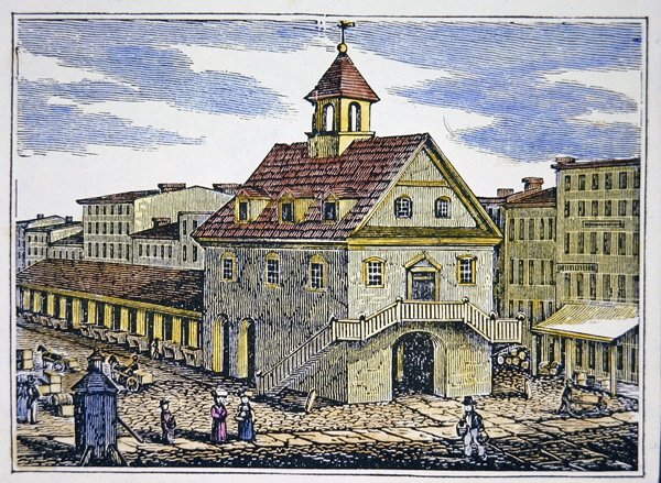 The Old Court House of Philadelphia by School American