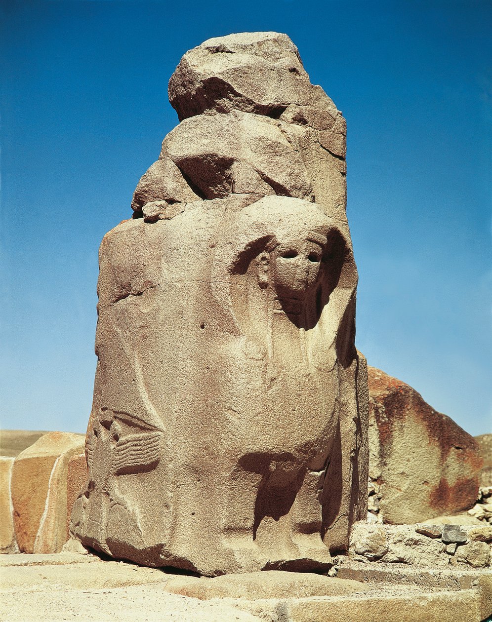 Hittite ruins of Alaca Hoyuk and the Gateway of sphinxes, Turkey. Anatolian civilization by School Anatolian