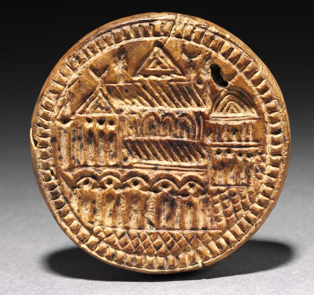 Mold for a Eulogia (Blessing) Bread, 600s-900s by School Byzantine
