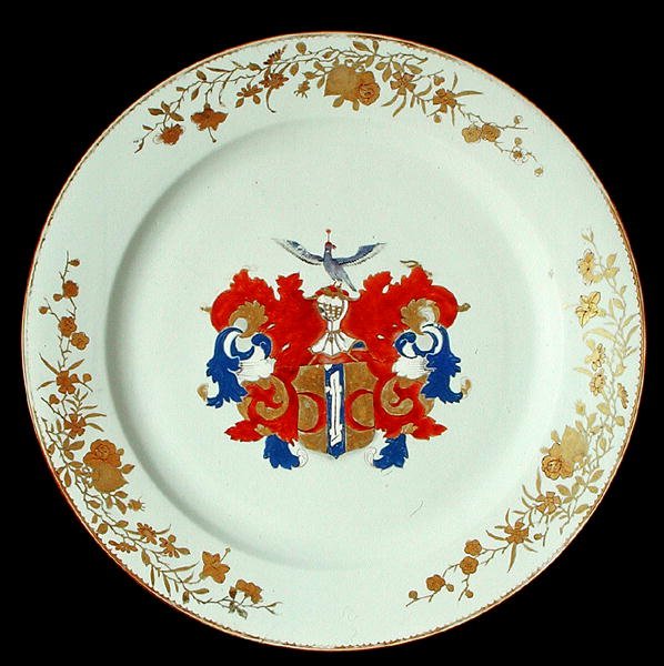 A Chinese Imari porcelain charger with the arms of Valckenier of Amsterdam, c.1750 by School Chinese
