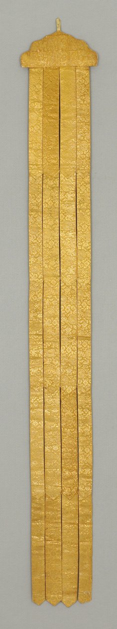 Banderole/Temple Hanging, c.18th century by School Chinese