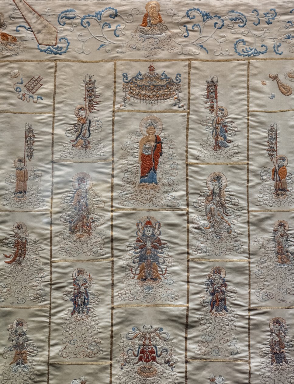 Kesa with Twenty-One Bands (detail) by School Chinese
