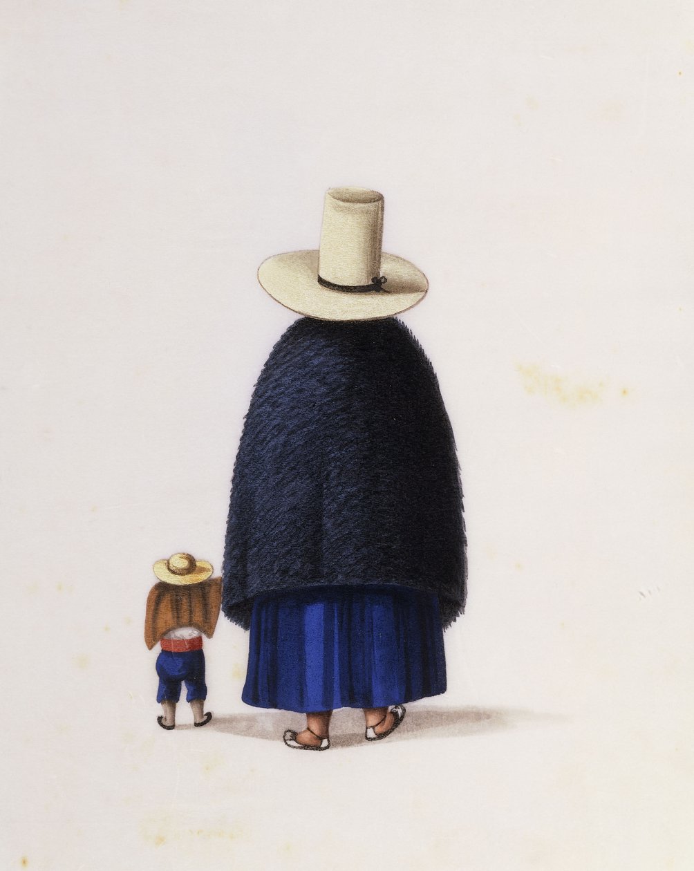 Mother and Child by School Chinese