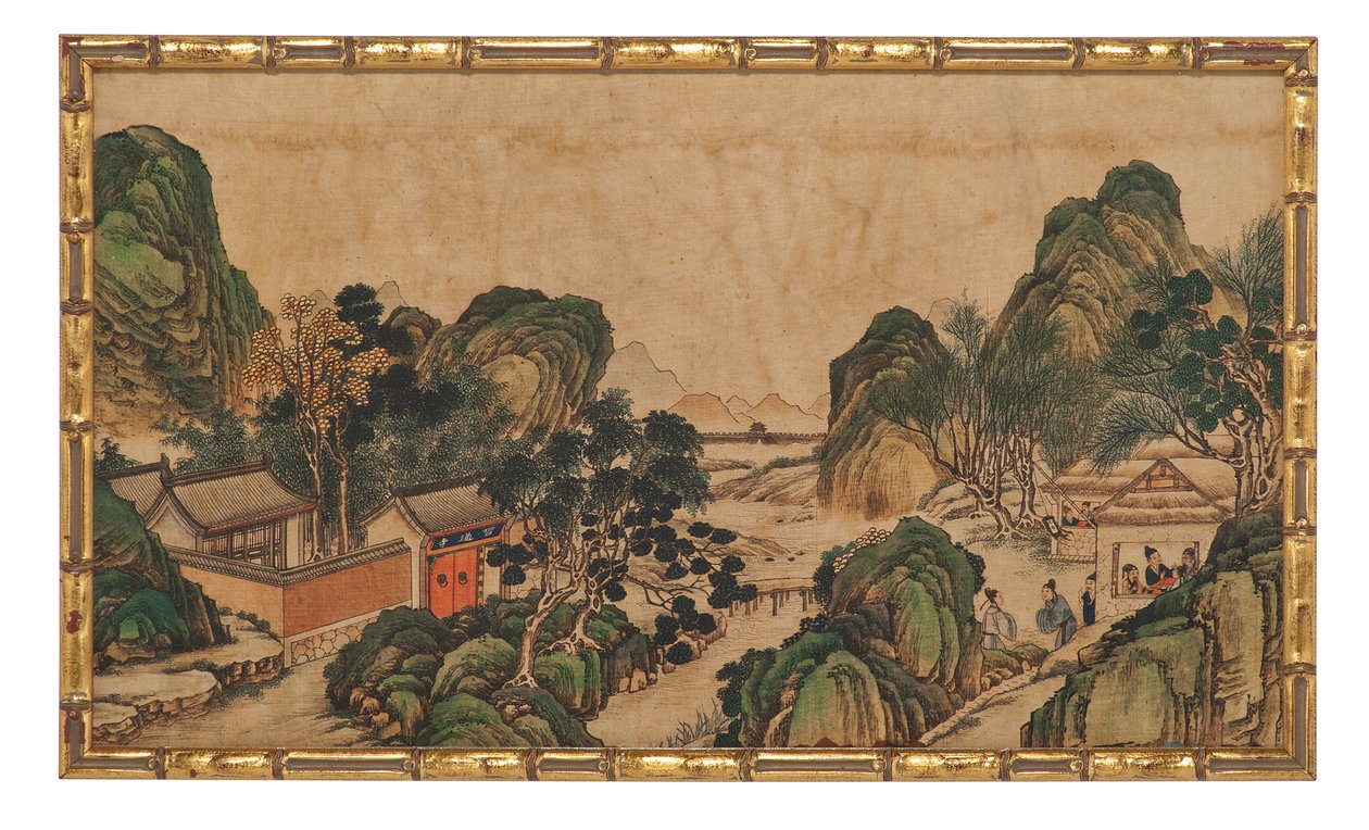 One of Twenty-Four Scenes from Dream of the Red Chamber by School Chinese