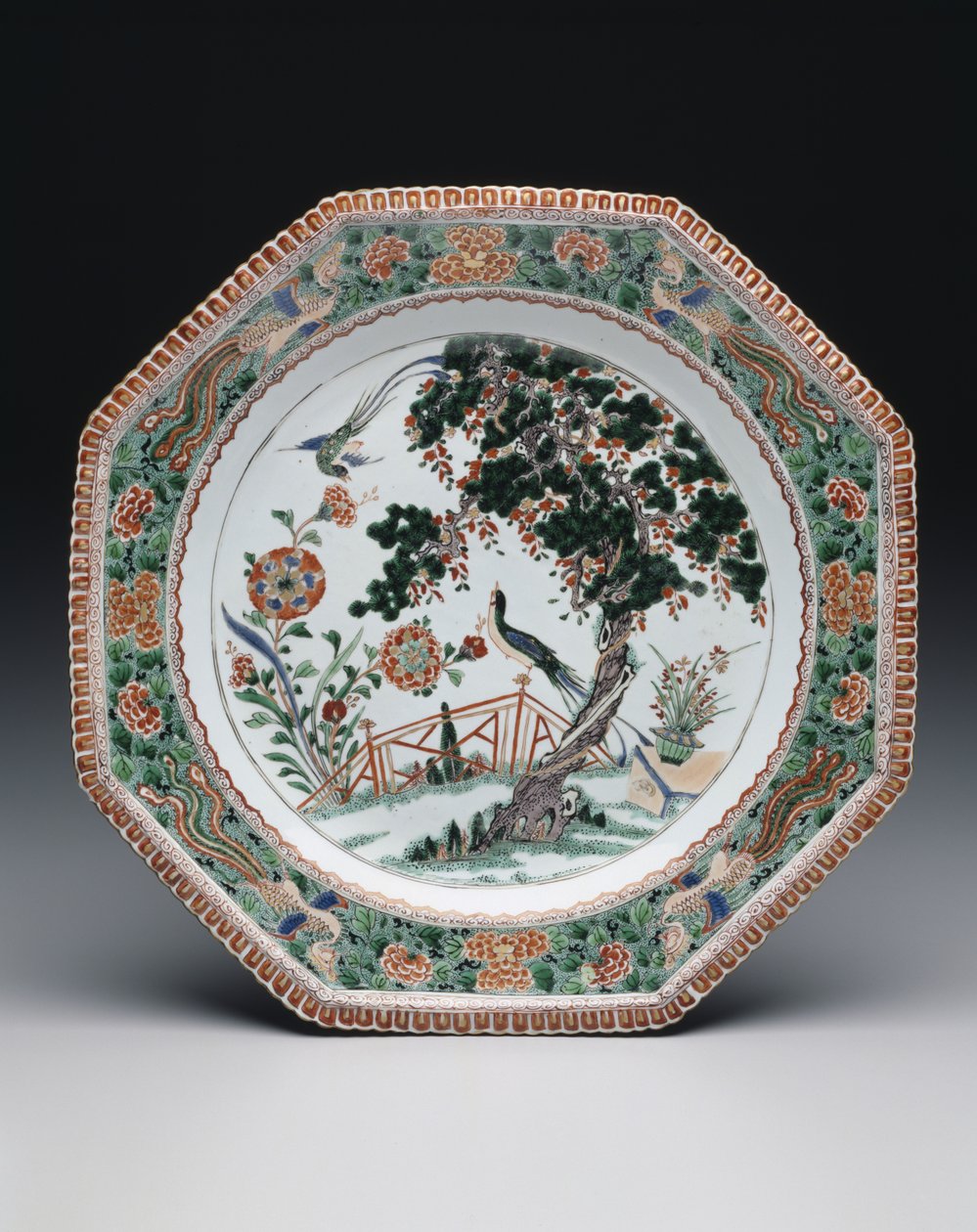 Plate, c.1725-30 by School Chinese