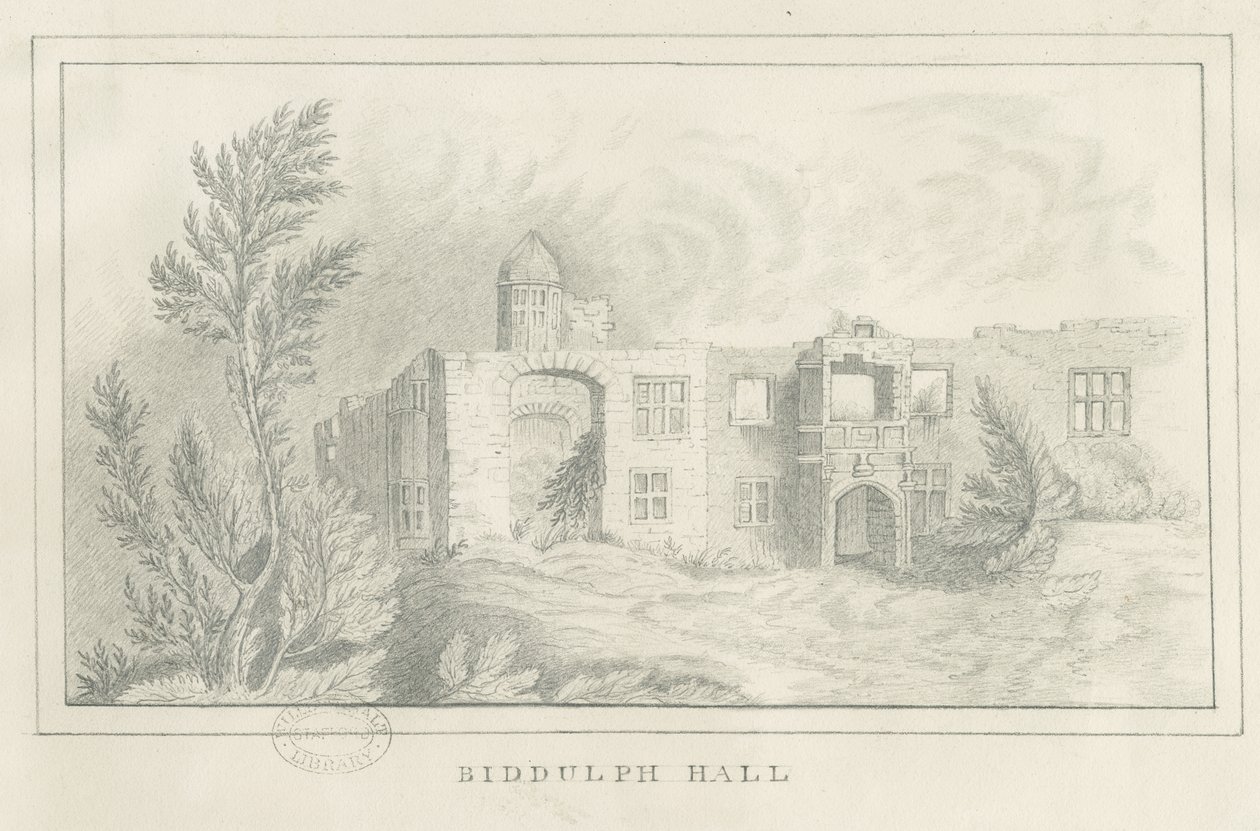 Biddulph Hall (old) by School English