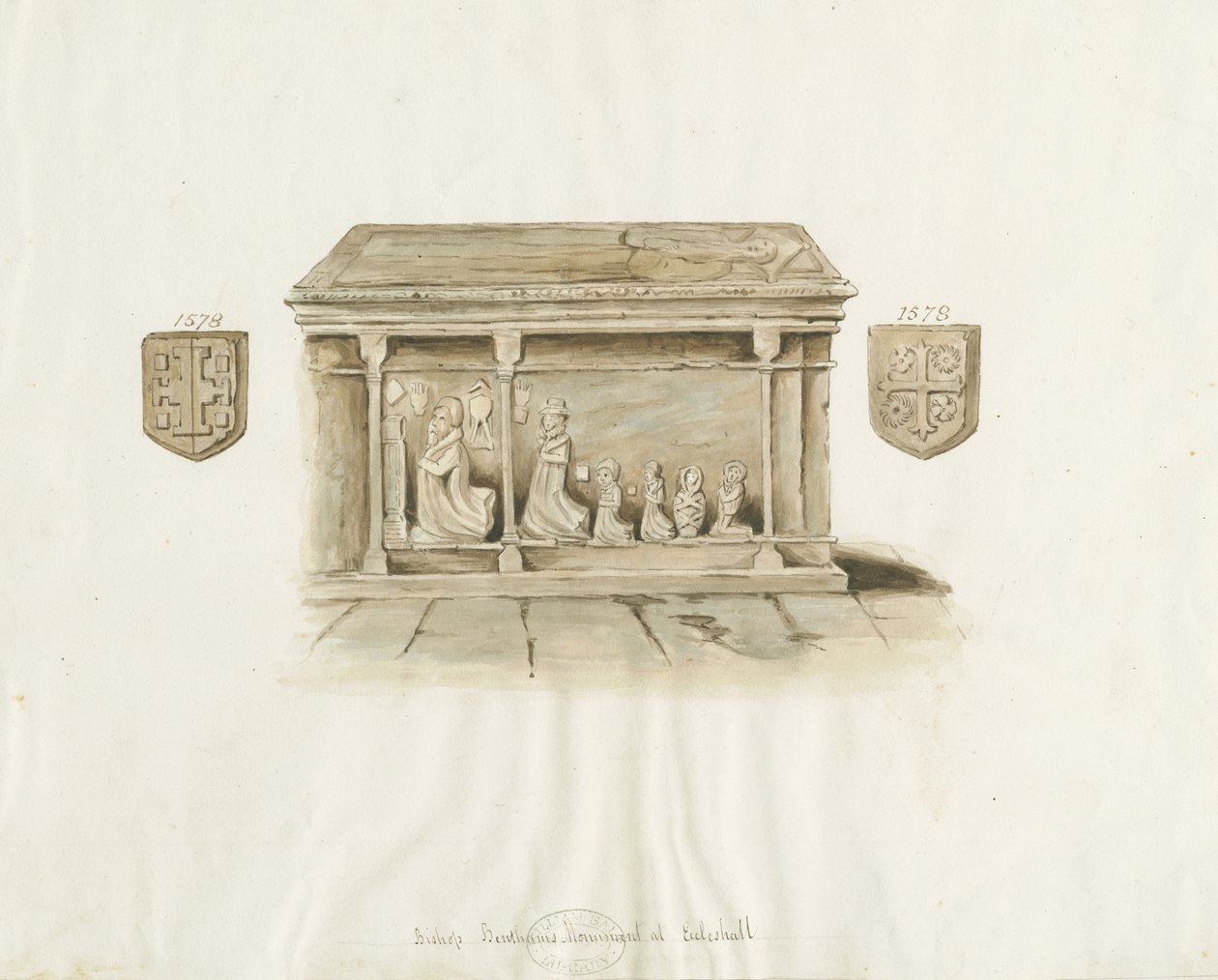 Tomb of Bishop Bentham by School English