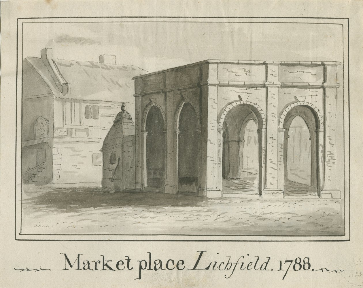 Lichfield - Market Place by School English