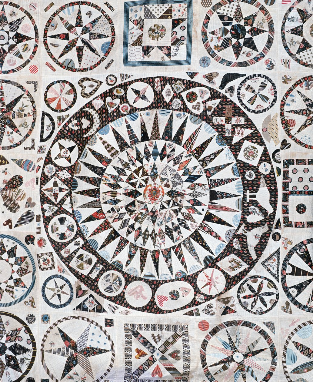 Patchwork bedcover, Ireland by School English