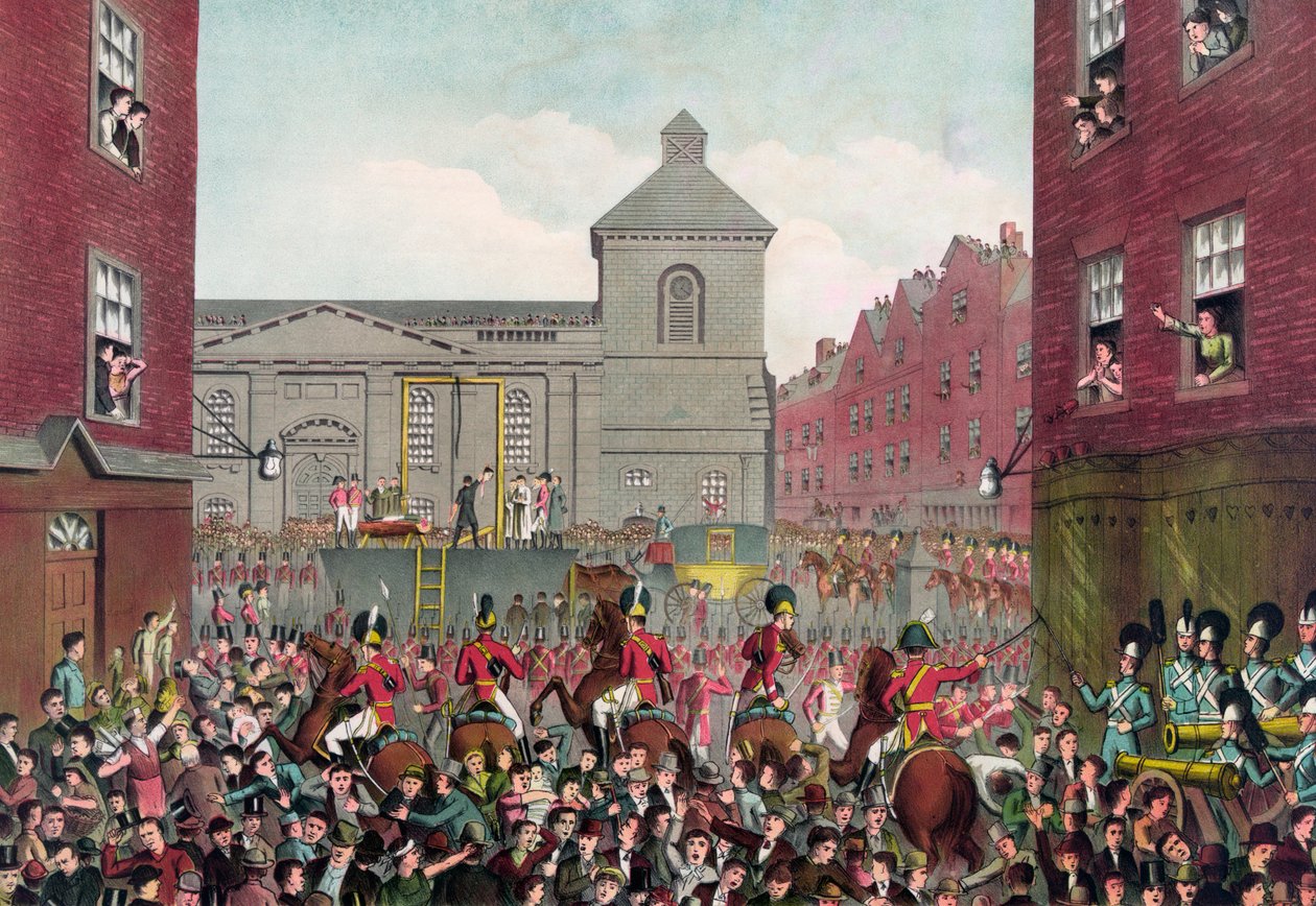 The execution of Robert Emmet on 20th September by School English