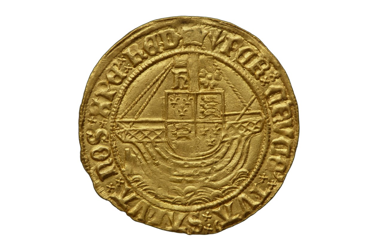 Tudor coin from the Asthall Hoard by School English