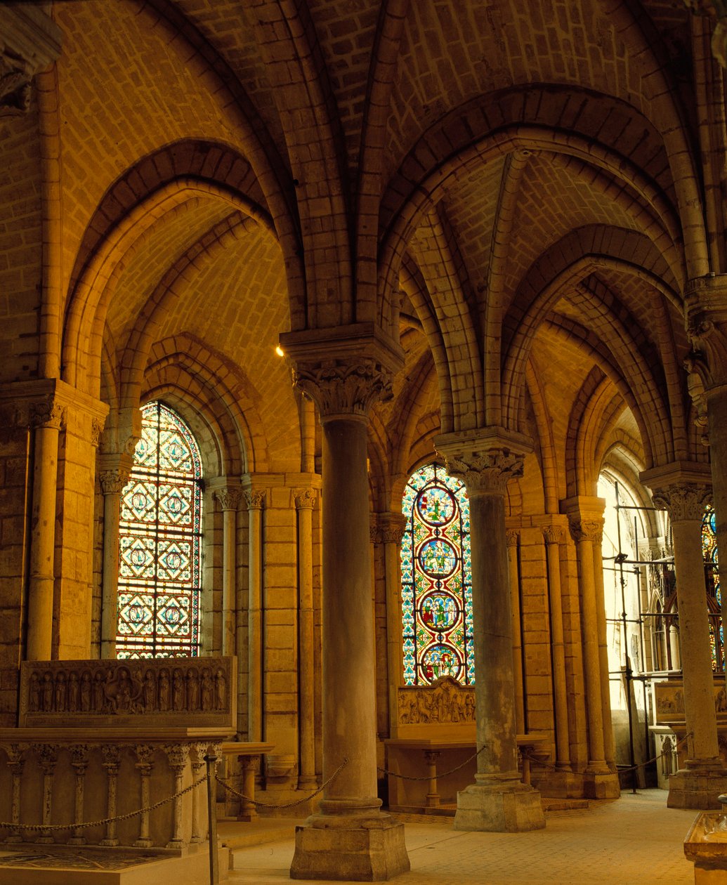 Gothic Art: Vault Keys and Warheads, Ambulatory of the Basilica of Saint Denis by School French