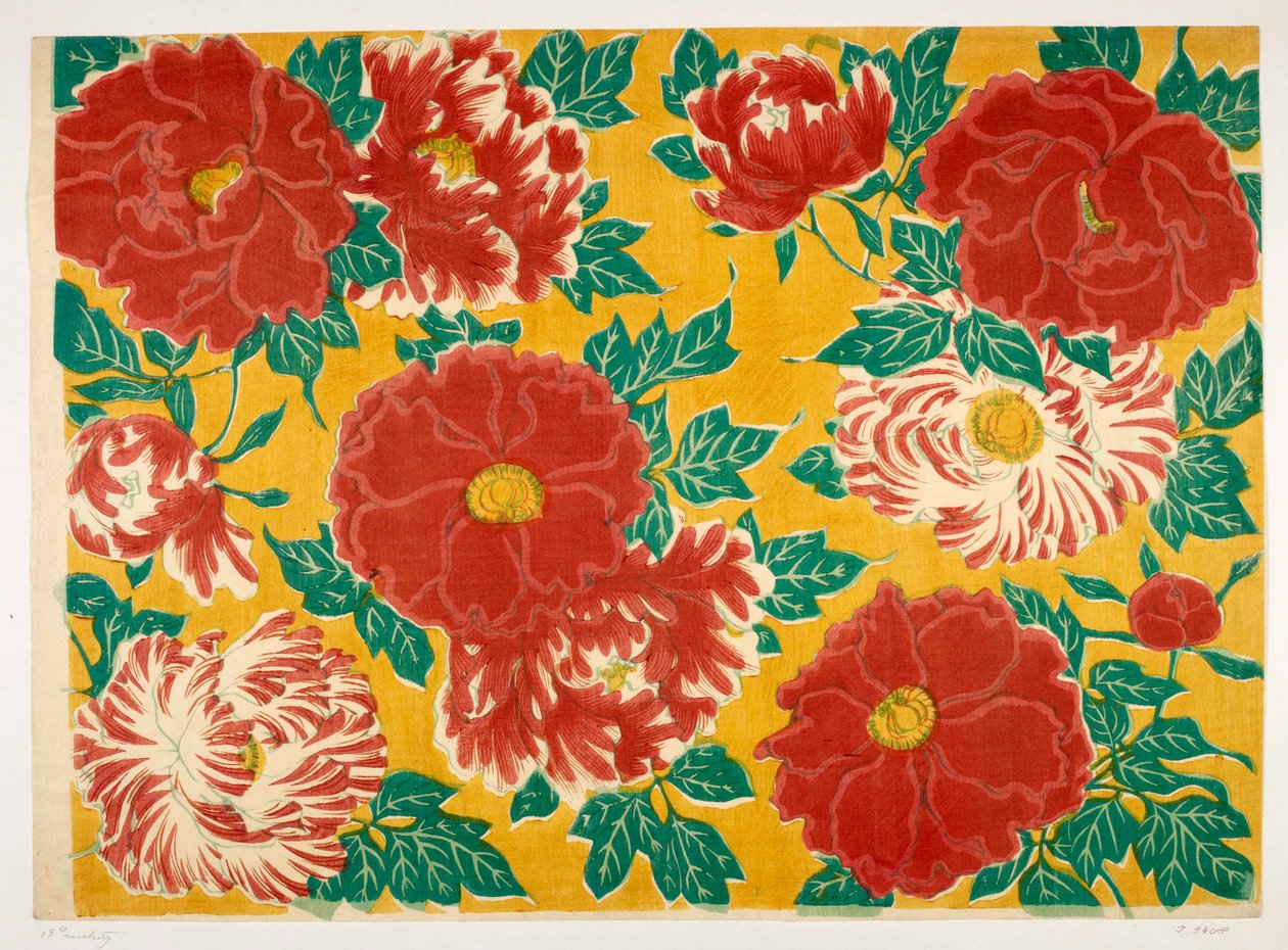 Japanese floral design, illustration from 