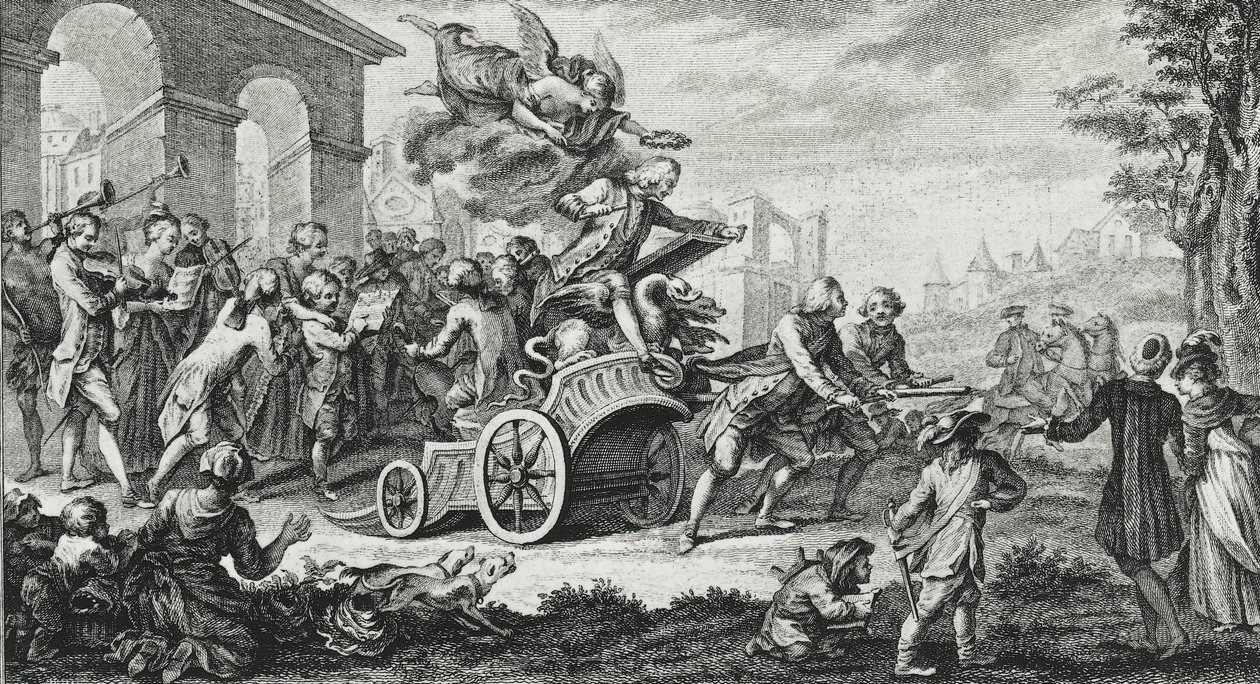 Le Triomphe by Jean-Philippe Rameau (1683-1764) by School French
