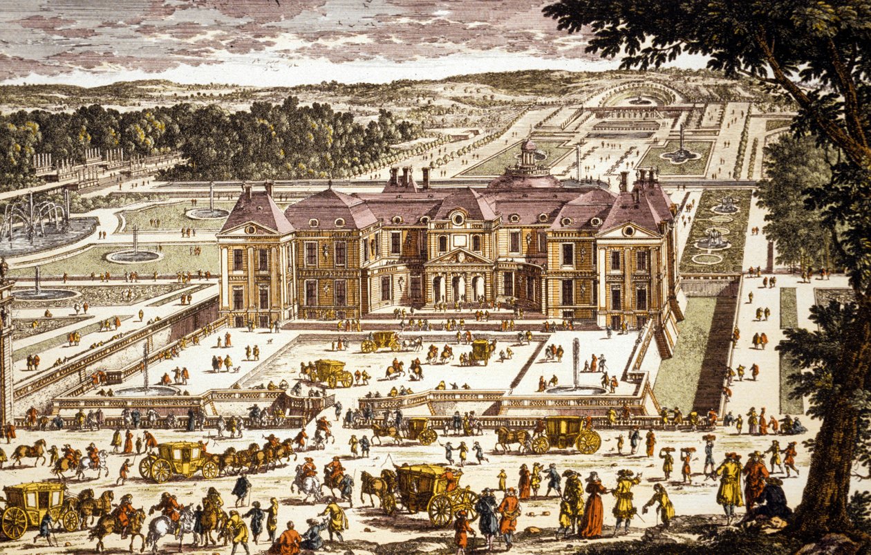 View of the Château Vaux le Vicomte, Built by Louis le Vau for Nicolas Fouquet by School French