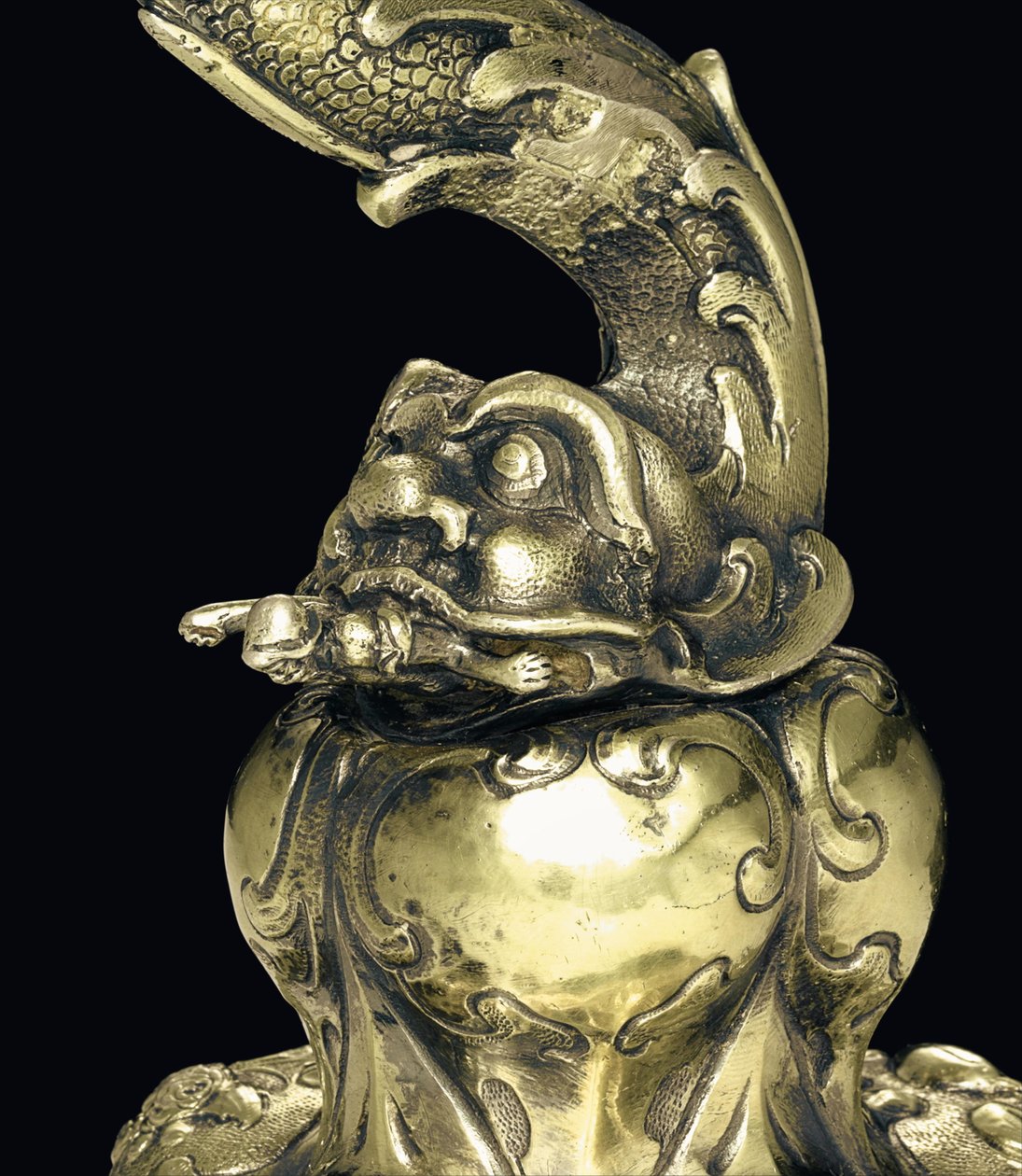 Mounted Nautilus Cup (detail) by School Hungarian