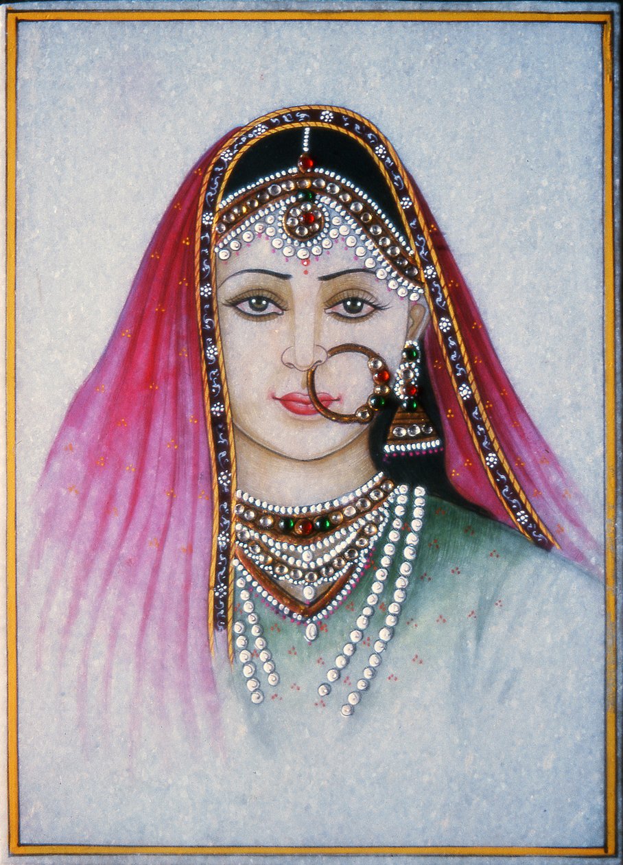 A Rajasthani Lady by School Indian