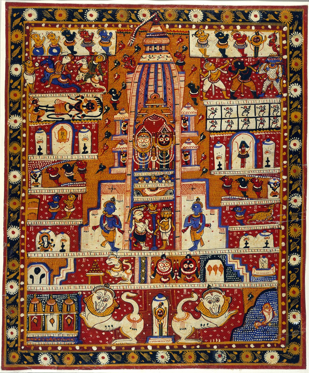 Diagram of the Jagannath Temple, c.1930 by School Indian