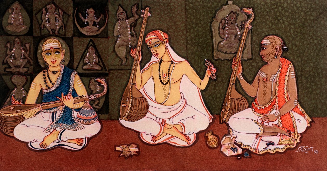 Hindu Monks by School Indian