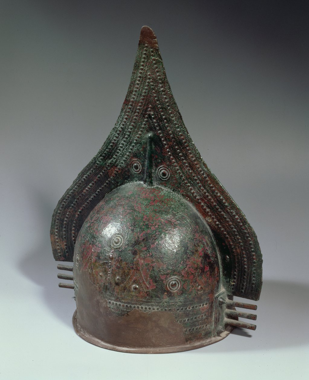 Bronze helmet, Villanovan period by School Italian