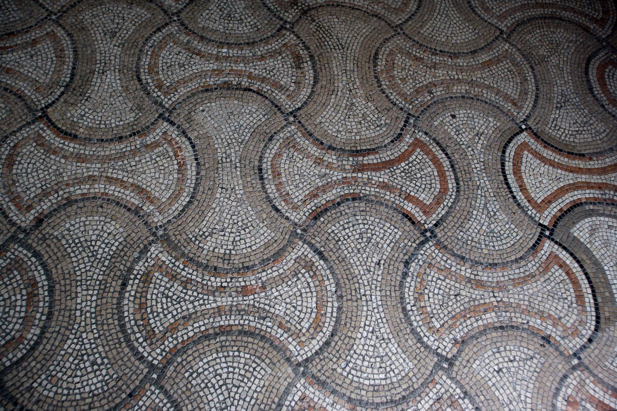 Detail of Floor Decoration by School Italian