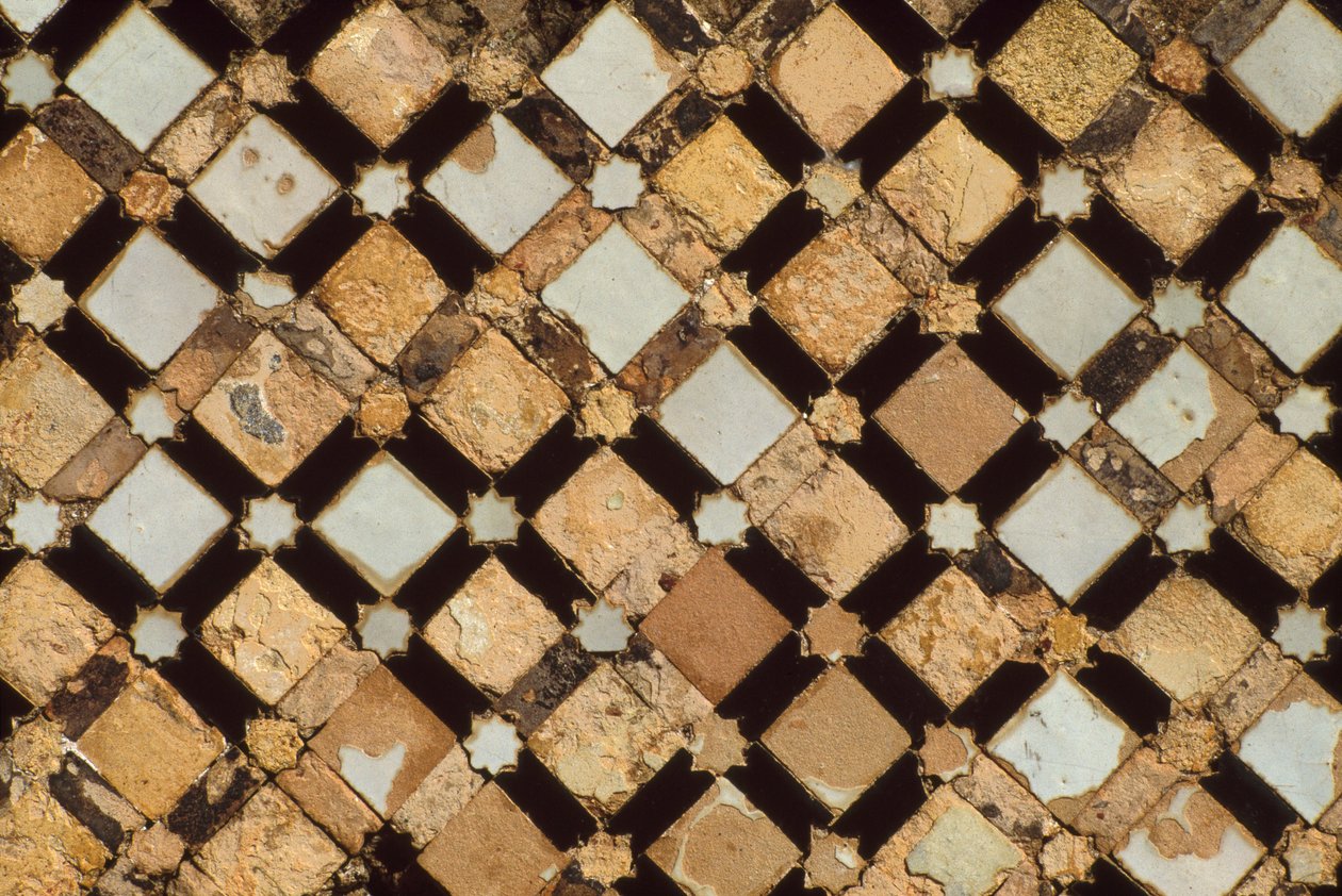 Chella necropolis, detail of a decorative panel by School Moroccan