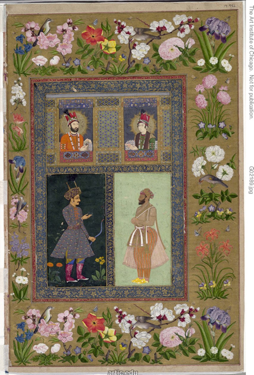 Page from the St. Petersburg Album by School Mughal