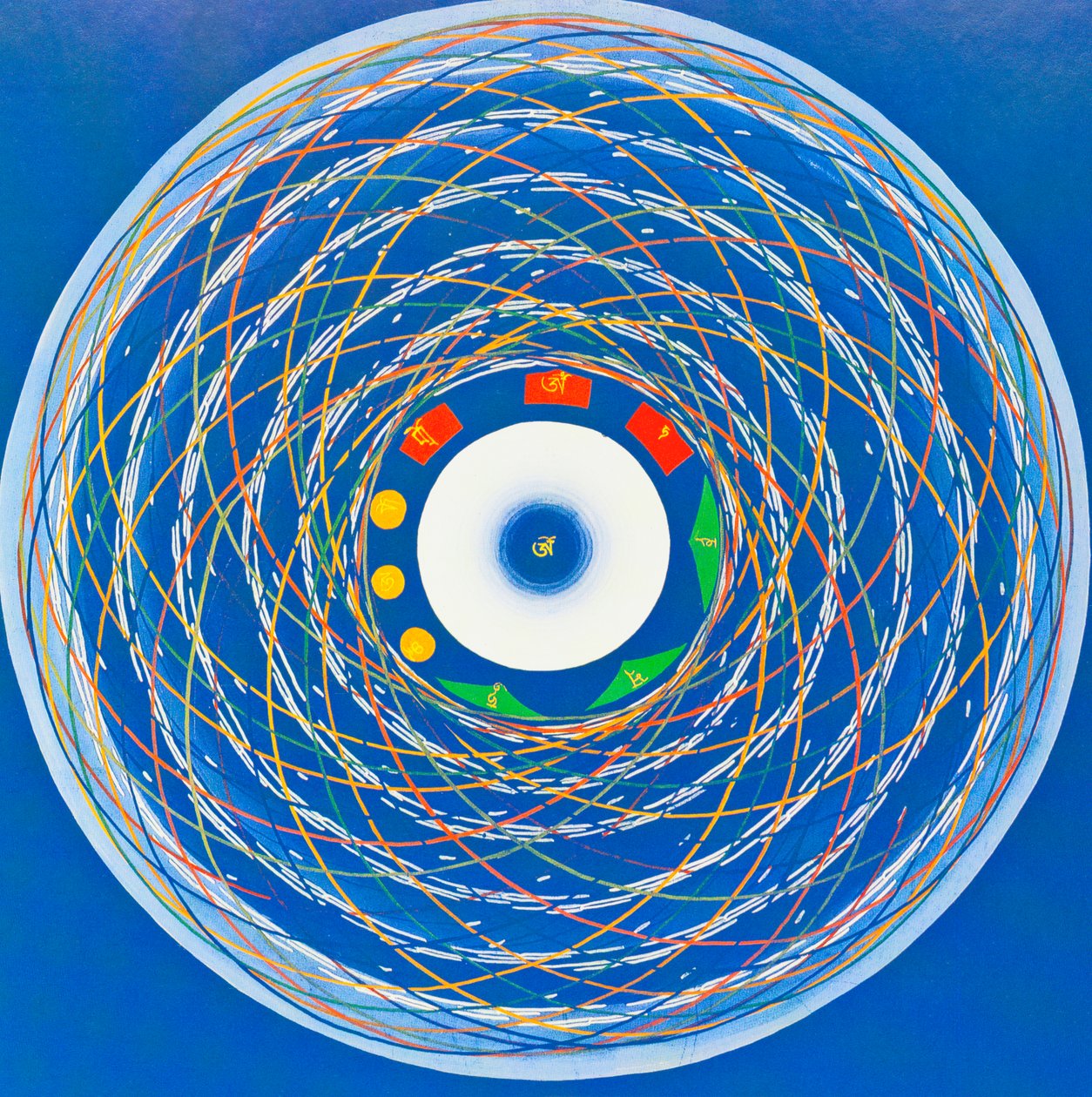 Om Cosmo Mandala, Depicting the Wholeness, Unity and Renewal by School Nepalese
