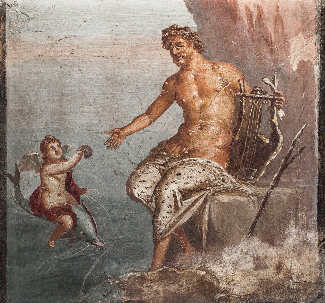 Polyphemus and Galatea, Herculaneum by School Roman
