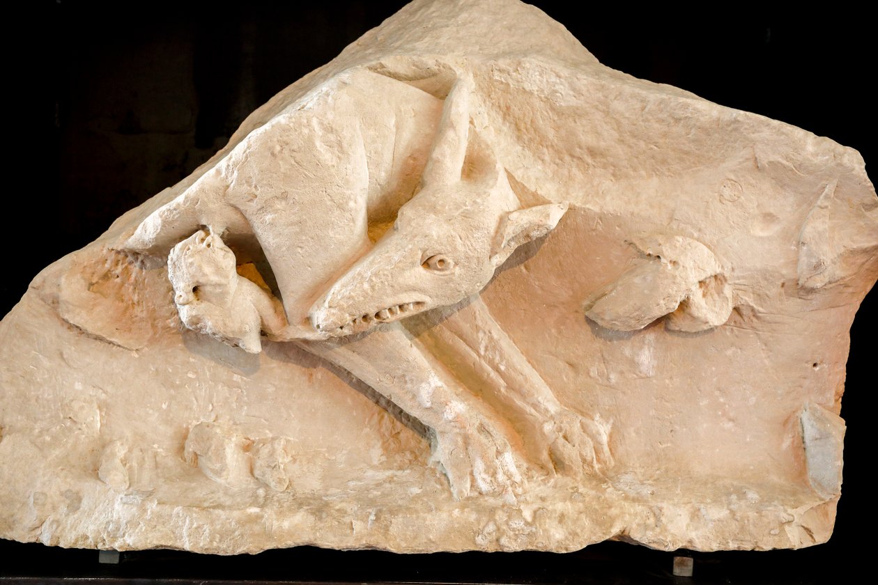 She-Wolf and the Twins Romulus and Remus by School Roman