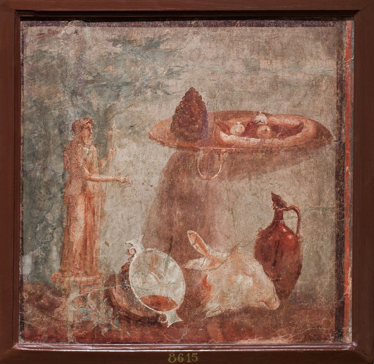 Statue of Dionysus, Goat's Head and Fruit, Herculaneum