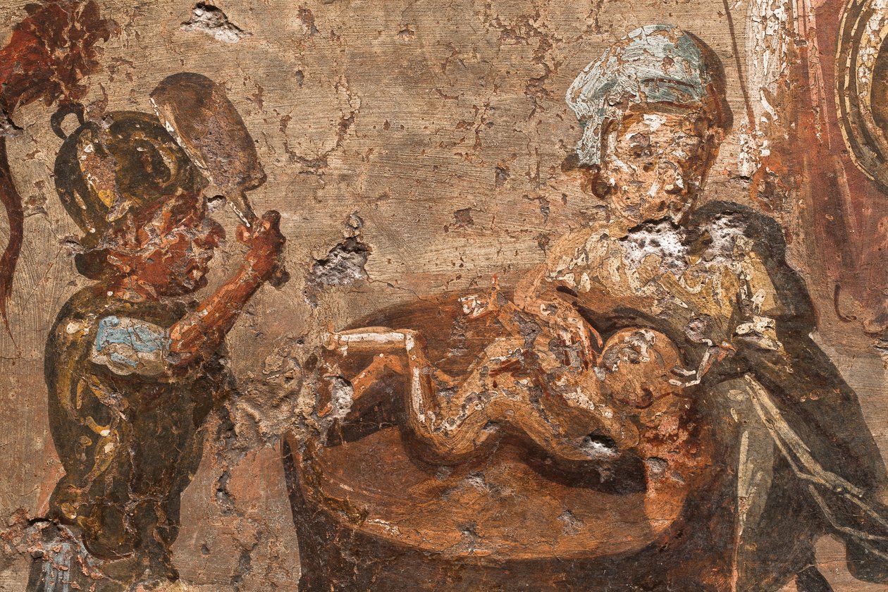 The Judgment of Solomon, Pompeii by School Roman