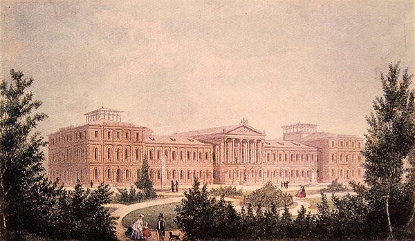 Project for the University of Bucharest by the architect Orasco by School Romanian