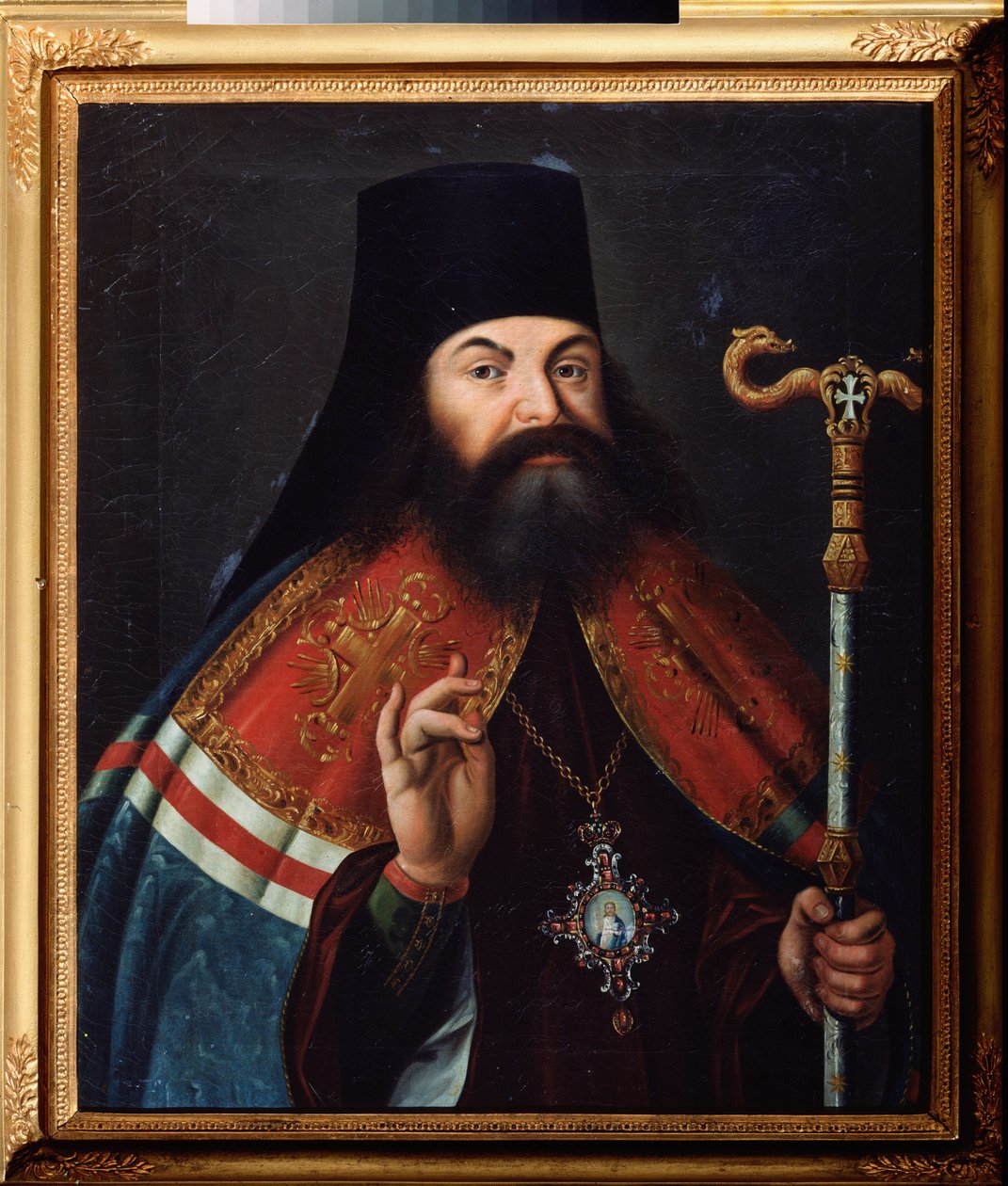 Portrait of the poet Theophane Prokopovitch, theologian and Archbishop of Novgorod by School Russian