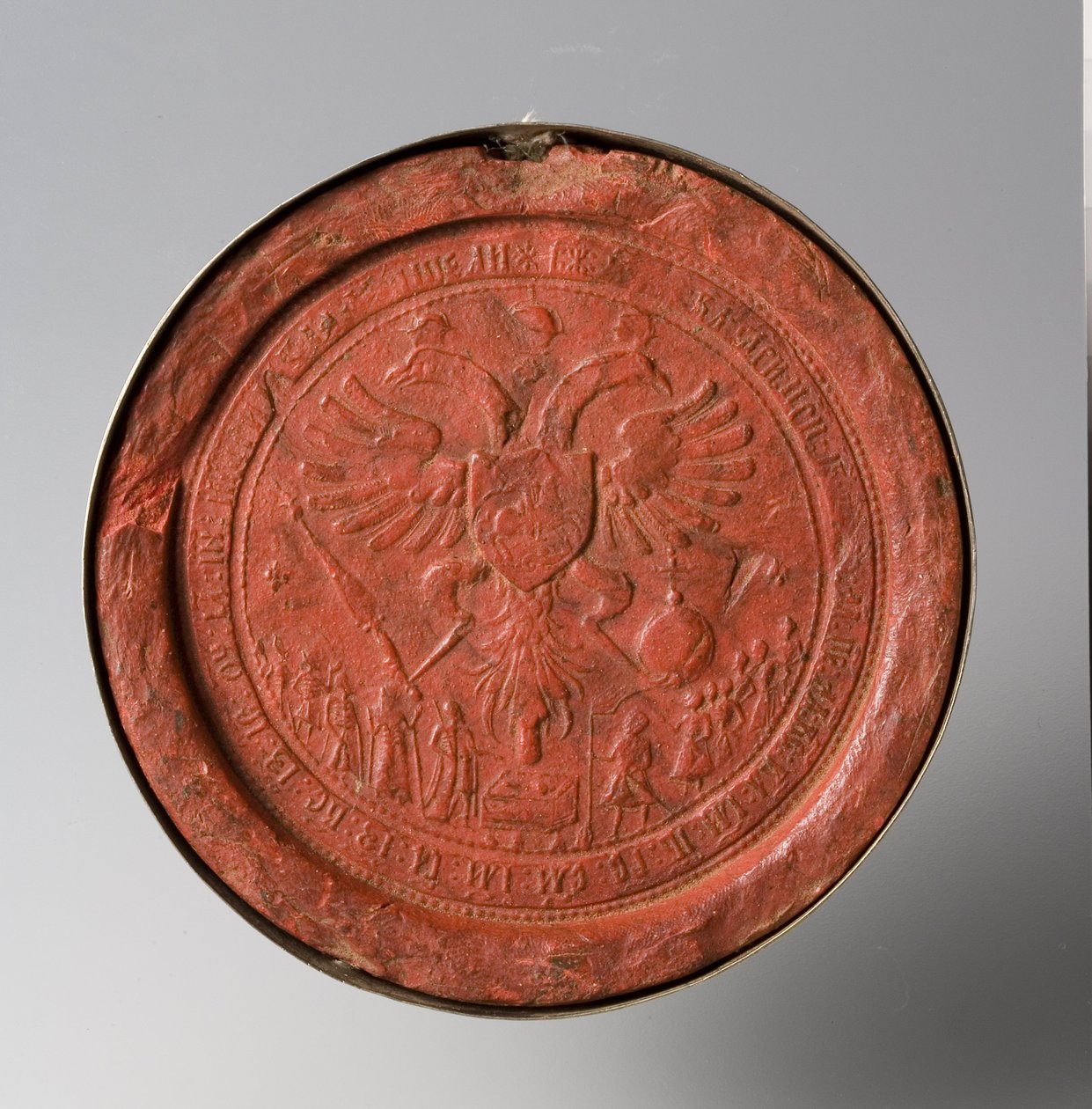 Seal of the Tsars Ivan Alexeyevich (Ivan V, the Very Peaceful Tsar) by School Russian