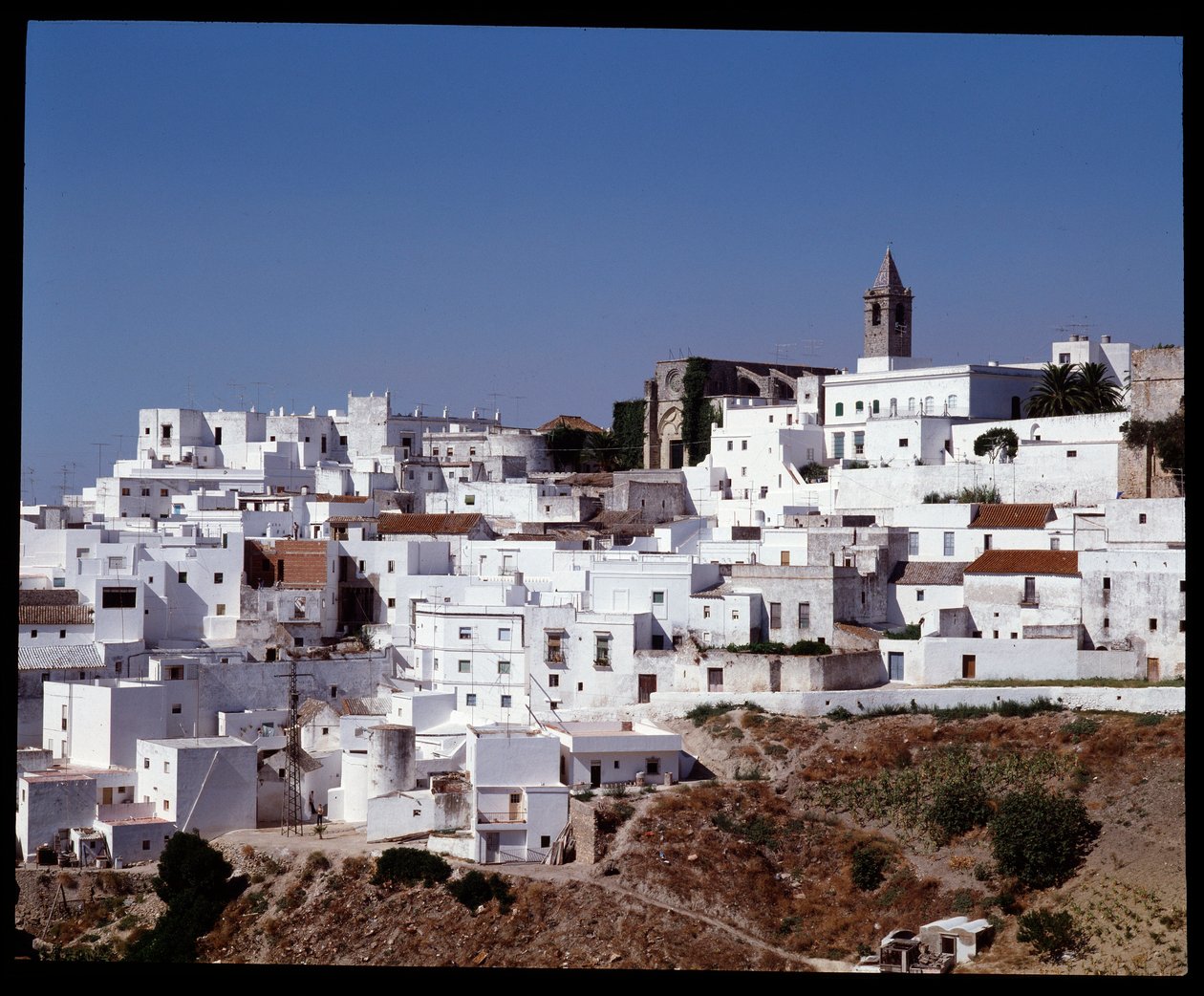 View on Vejer de la Frontera, Andalusia, Spain by School Spanish