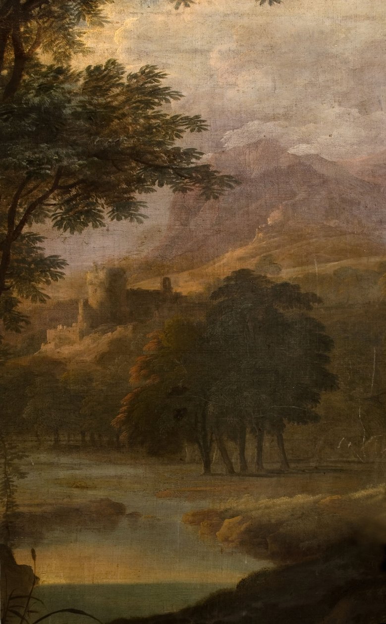 Landscape With Castle In Distance, 1725 by School of Jacques Rousseau