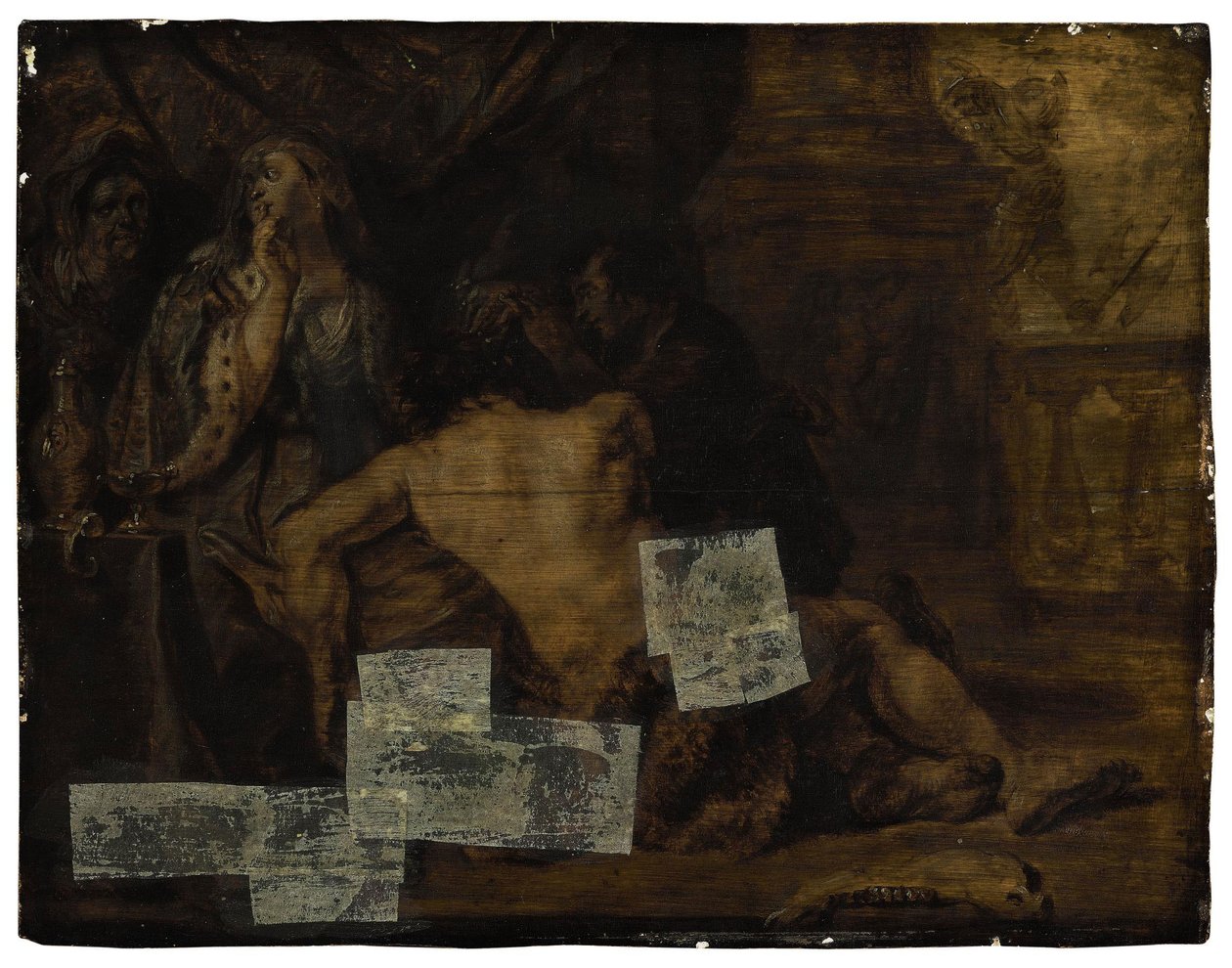 Samson, Sleeping in Delilah