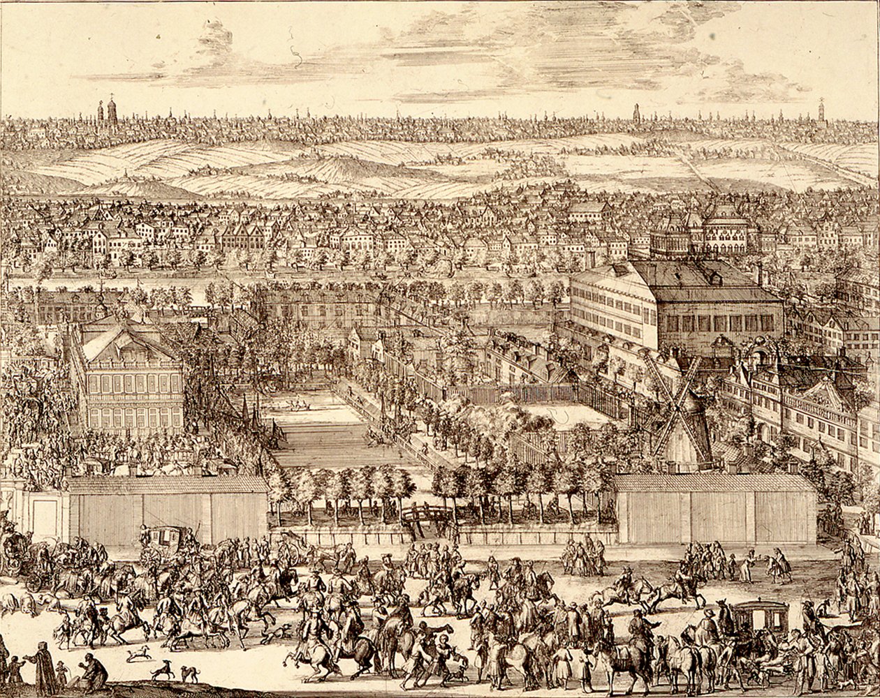 German Quarter Nemetskaya sloboda in Moscow right part, 1705 by Schoonebeek