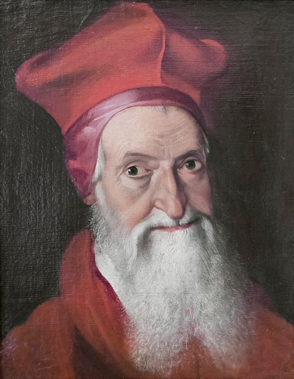 Portrait of Cardinal Domenico Morone by Scipione (1550-98) Pulzone