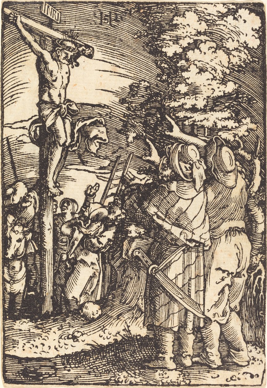 Christ on the Cross by Sebald Beham
