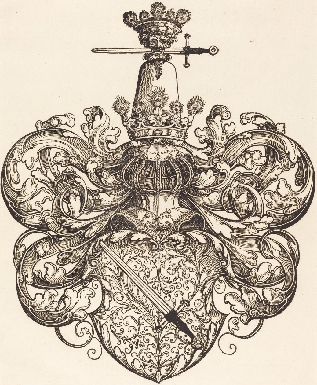 Coat of Arms of the Family Kress von Kressenstein by Sebald Beham