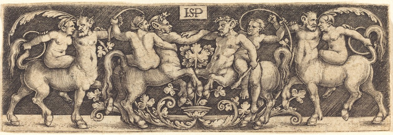 Frieze with Centaurs by Sebald Beham